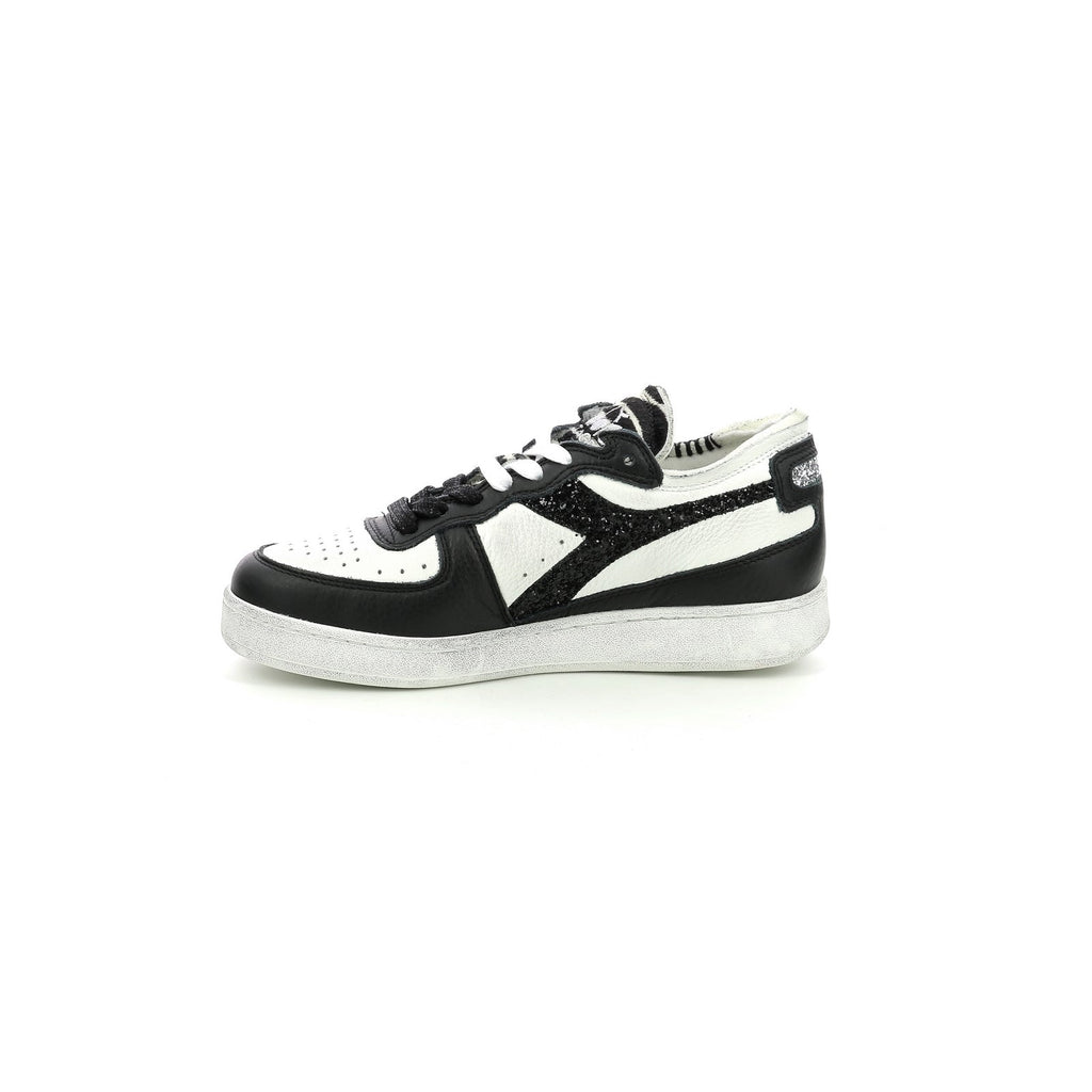 Baskets Mi Bas Row C Ju - White /Black - Femme Adultes Diadora