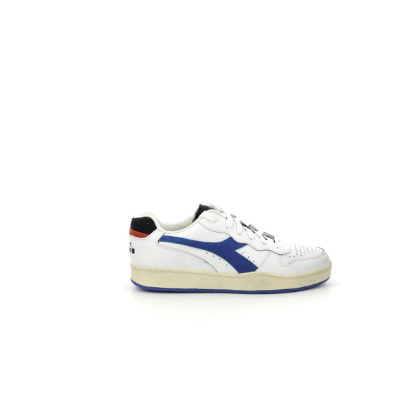 Baskets Mi Bask Low Ico - White/Amparo Blue/Orangea - Multi Adultes Diadora