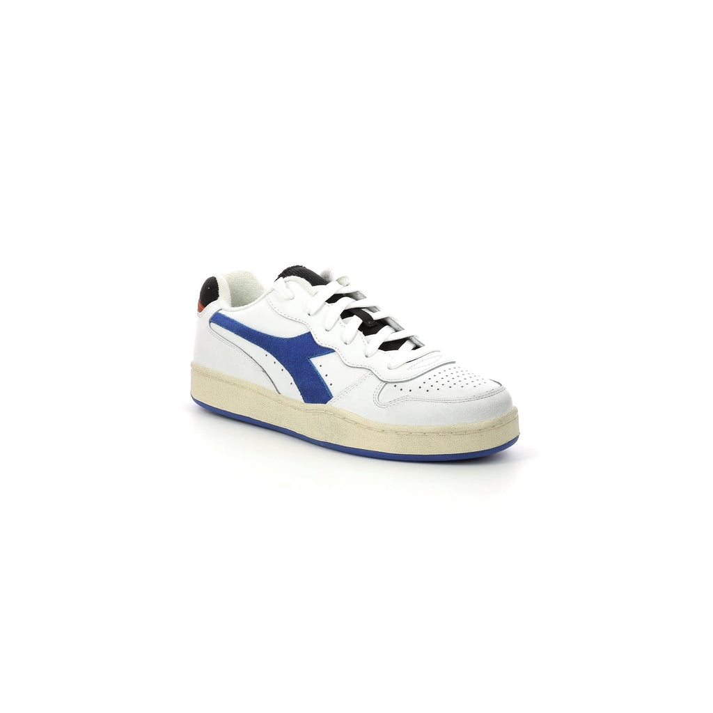 Baskets Mi Bask Low Ico - White/Amparo Blue/Orangea - Multi Adultes Diadora