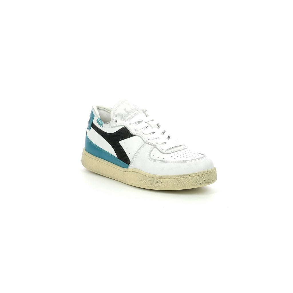 Baskets Mi Basket Row C - White/Harbor Blue - Multi Adultes Diadora