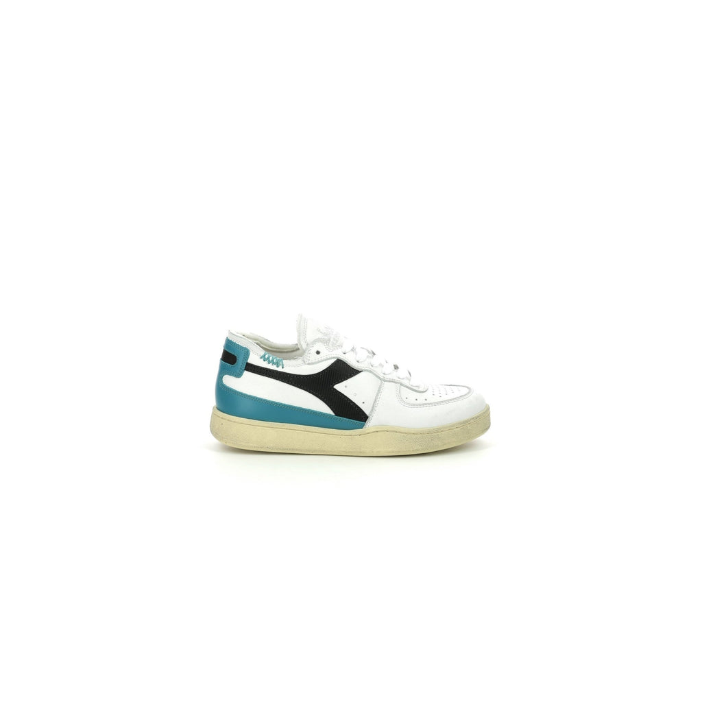 Baskets Mi Basket Row C - White/Harbor Blue - Multi Adultes Diadora