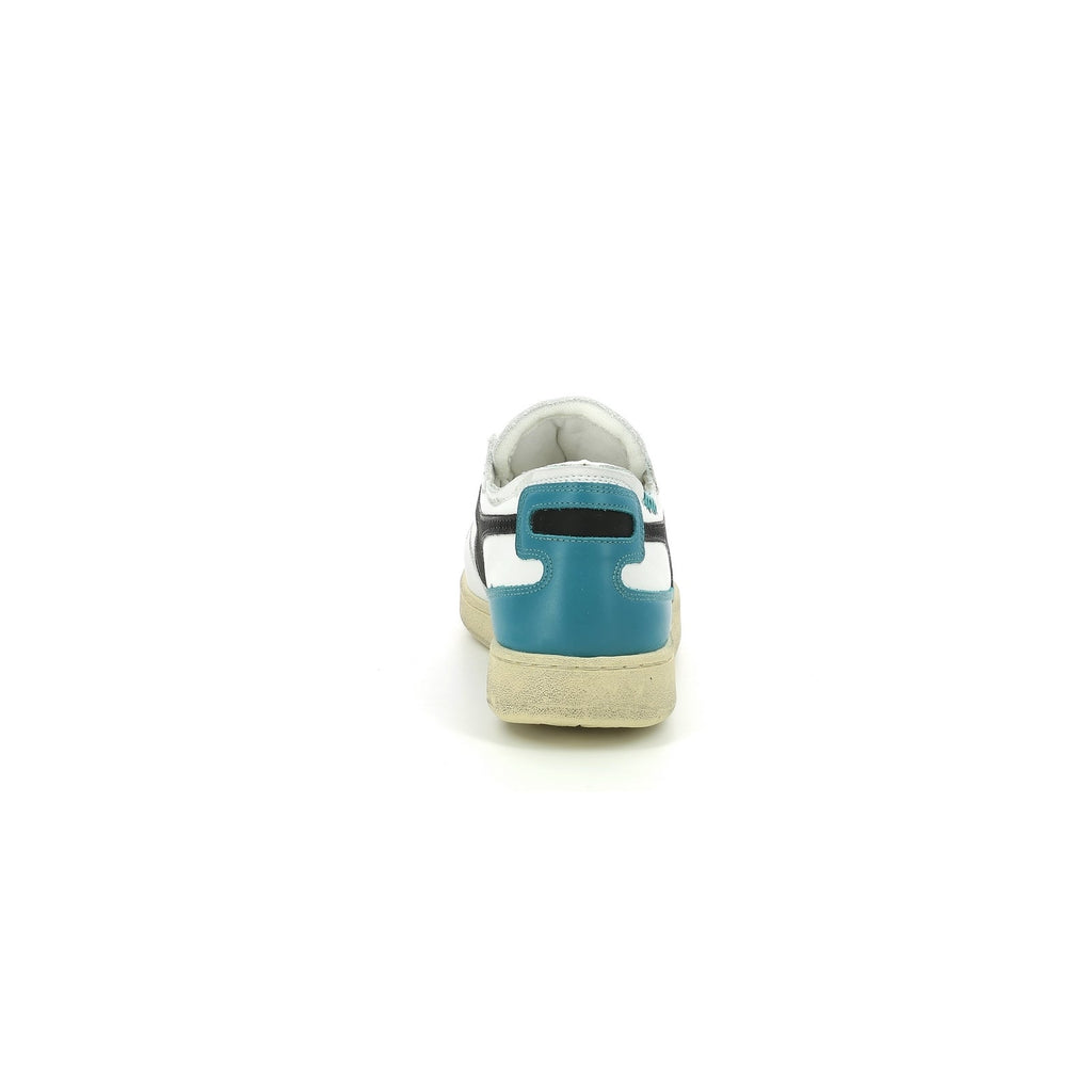 Baskets Mi Basket Row C - White/Harbor Blue - Multi Adultes Diadora