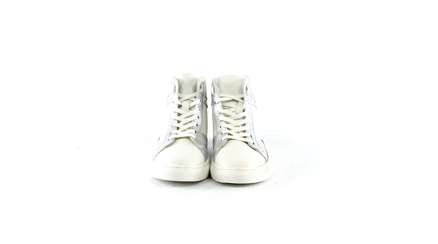 Baskets Milano - Blanc / Argent Baskets Nalaïm