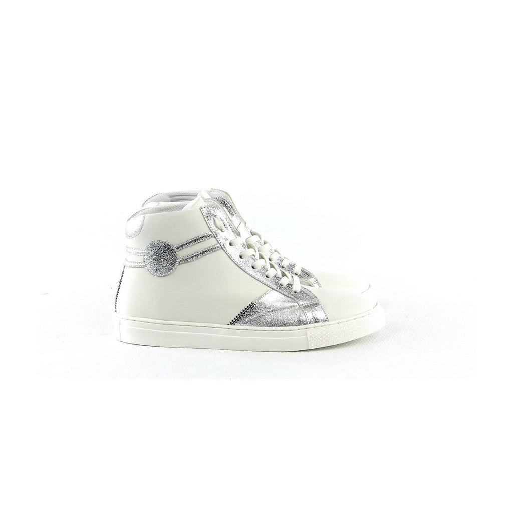 Nalaim - Baskets Milano - Blanc / Argent