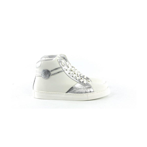 Nalaim - Baskets Milano - Blanc / Argent