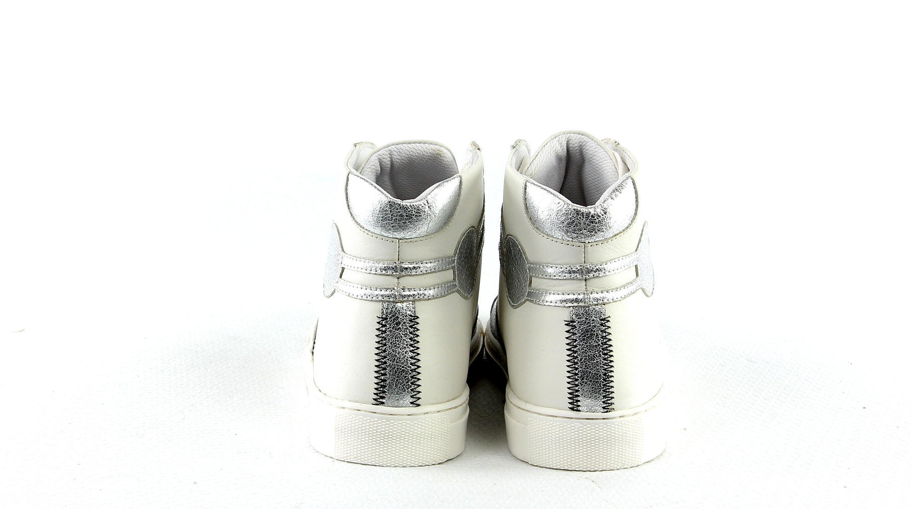 Baskets Milano - Blanc / Argent Baskets Nalaïm