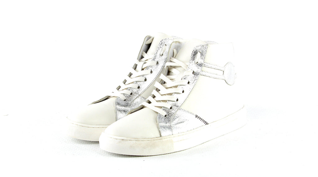 Baskets Milano - Blanc / Argent Baskets Nalaïm