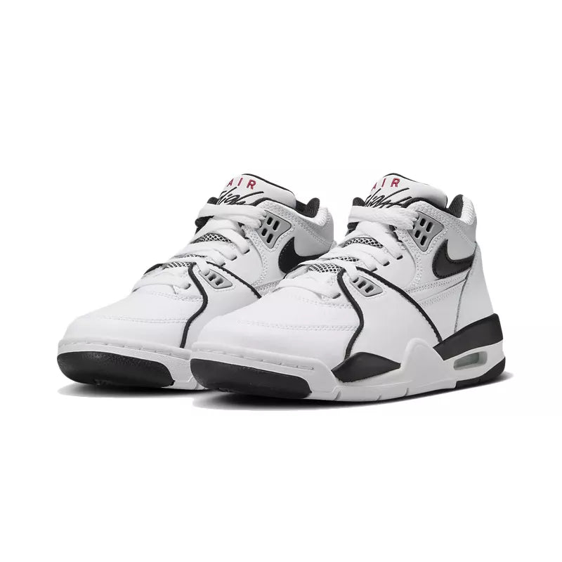 Baskets Nike Air Flight 89 Gs - Blanc/Noir - Femme
