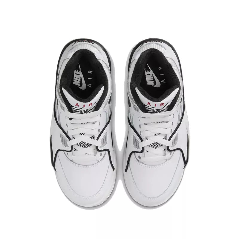 Baskets Nike Air Flight 89 Gs - Blanc/Noir - Femme