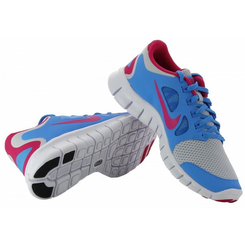 Baskets Nike Free 5.0 (Gs) - 580565-005 - Blanc - Enfant - Nike2 - The Bradery