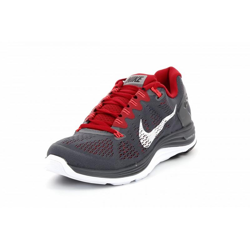 Baskets Nike Lunar Glide+ 5 - Gris - Homme - Nike2 - The Bradery