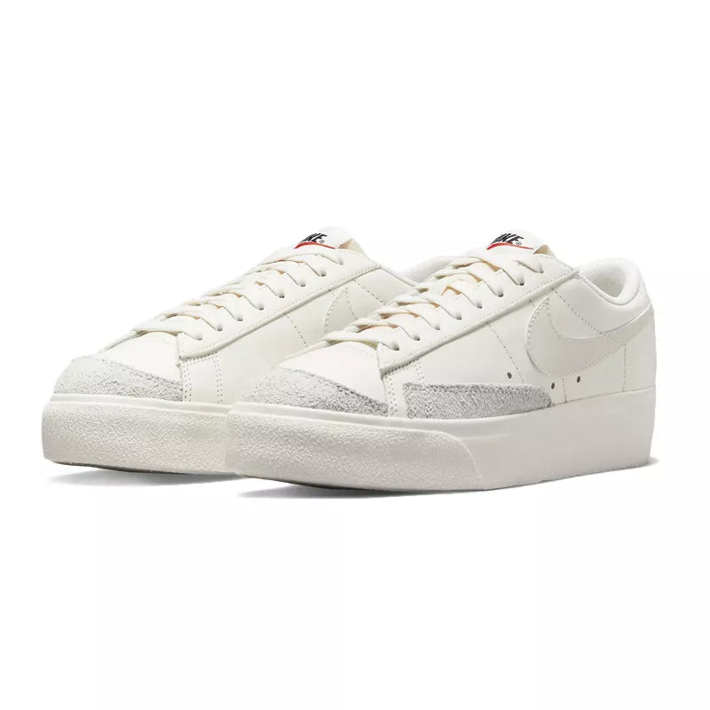Baskets Nike W Blazer Lo Platform - Blanc - Femme