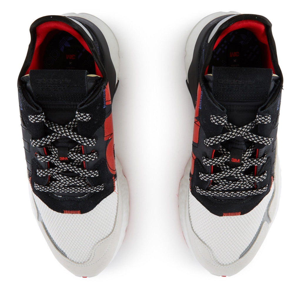 Baskets Nite Jogger Noir/Blanc - Noir - Adidas2 - The Bradery