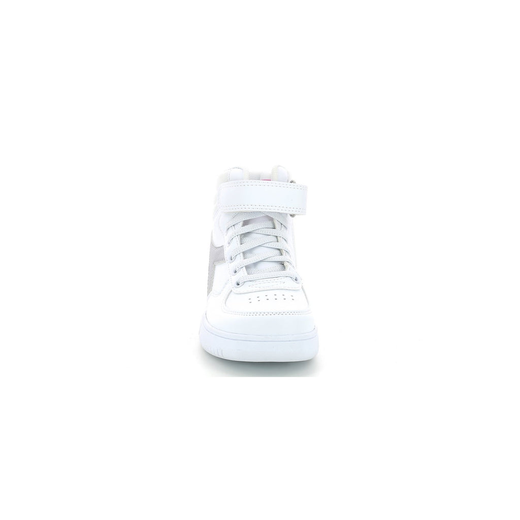 Baskets Raptor Mid Ps - White/Silver - Enfant Enfants Diadora