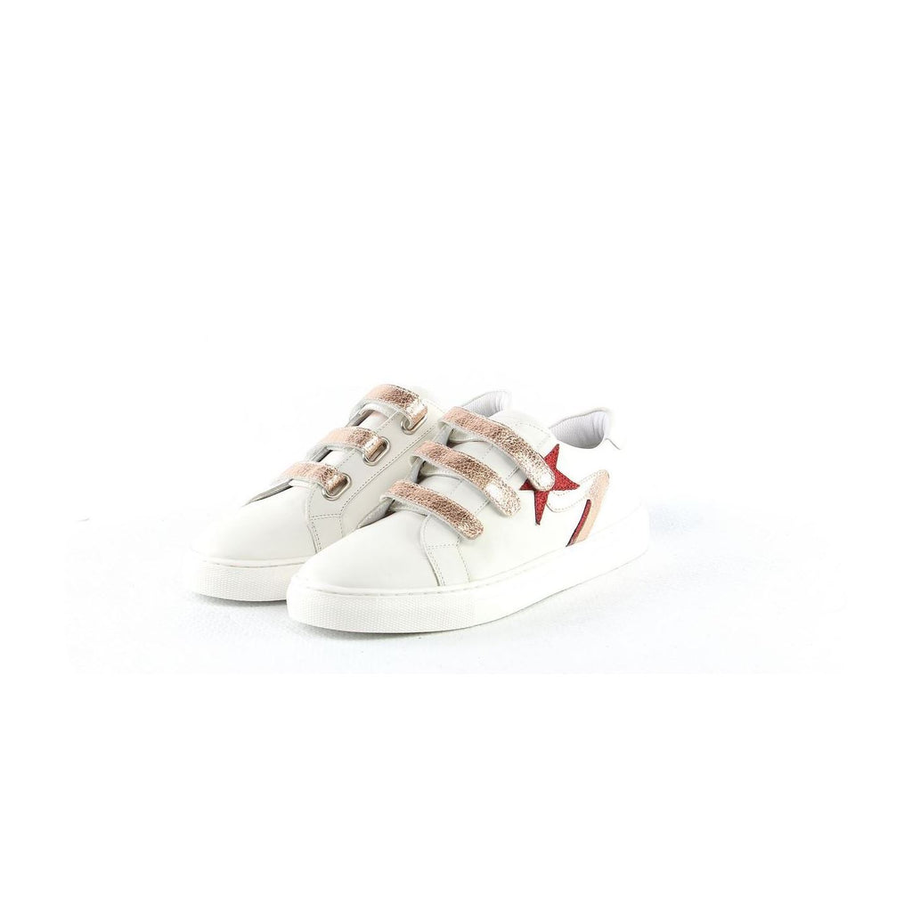 Nalaim - Baskets Rimini - Beige / Or Rose