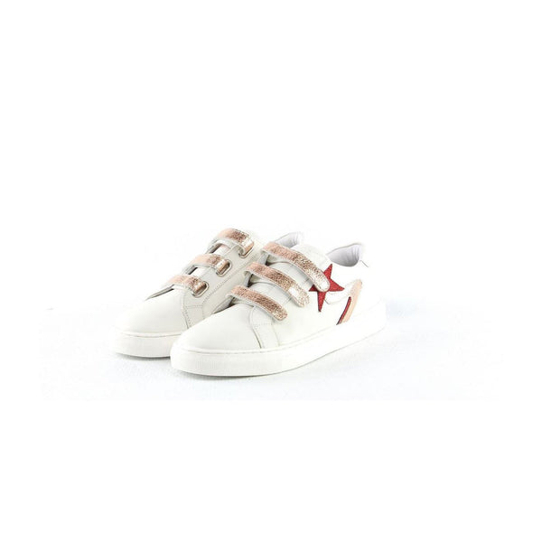 Nalaim - Baskets Rimini - Beige / Or Rose