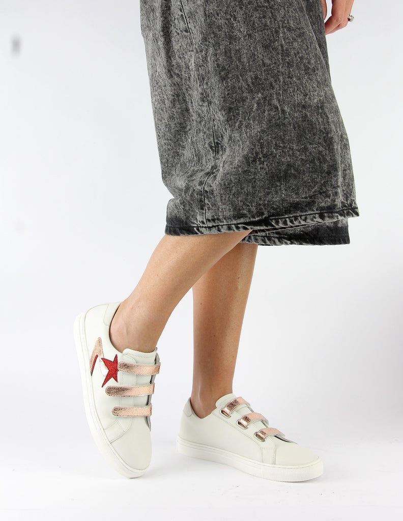Baskets Rimini - Beige / Rose Gold Baskets Nalaïm