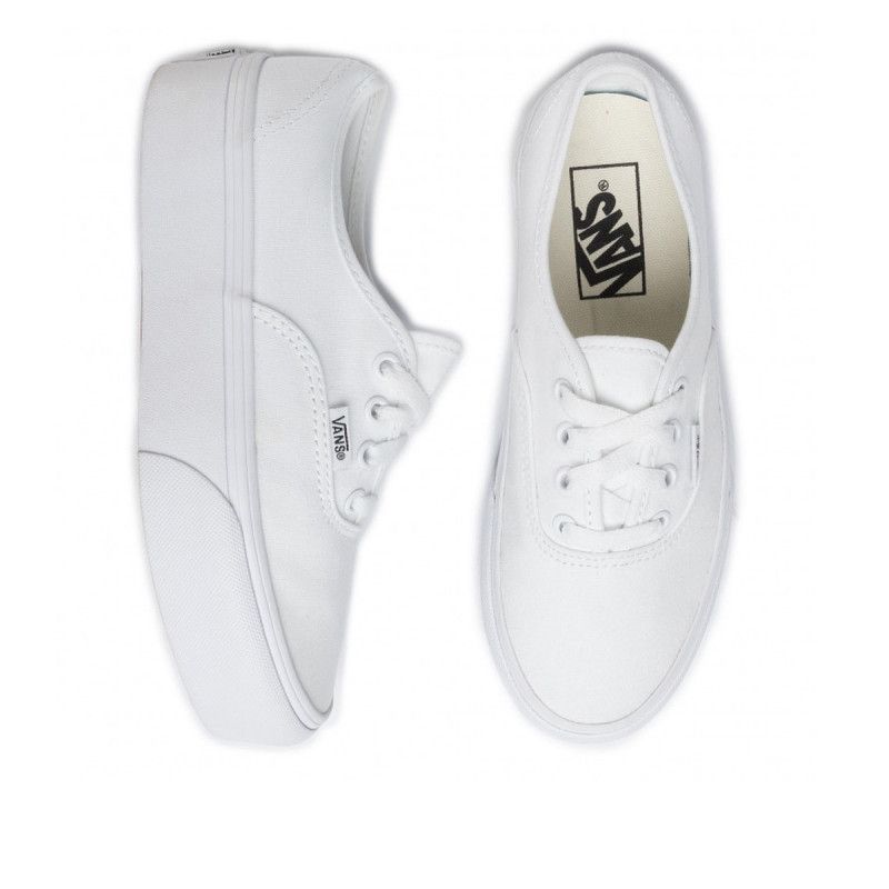 Baskets Vans Authentic Platform - Blanc - Unisex - Vans1 - The Bradery