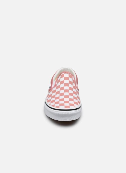 Baskets Vans Checkerboard Classic Slip On - Rose - Mixte - Vans - Vans - The Bradery