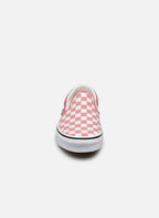 Baskets Vans Checkerboard Classic Slip On - Rose - Mixte - Vans - Vans - The Bradery