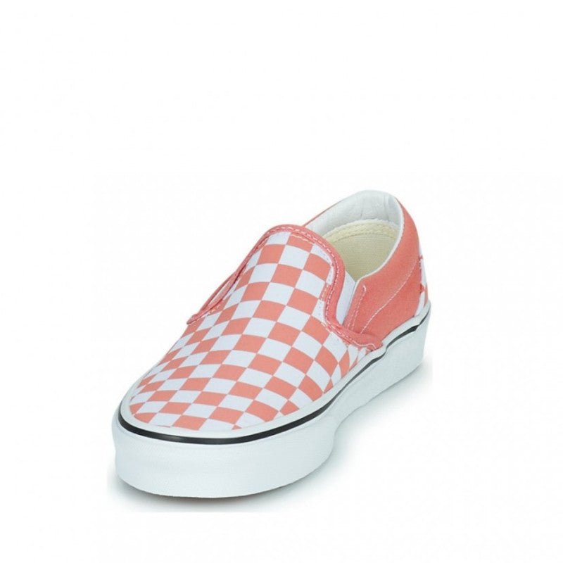 Baskets Vans Checkerboard Classic Slip On - Rose - Mixte - Vans - Vans - The Bradery