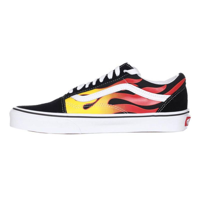 Baskets Vans Flame Old Skool - Noir - Unisex - Vans1 - The Bradery