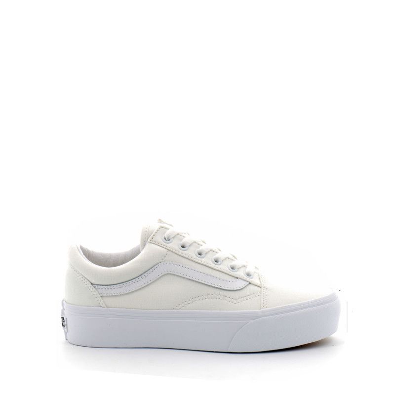 Baskets Vans Old Skool Platform - Blanc - Femme - Vans1 - The Bradery