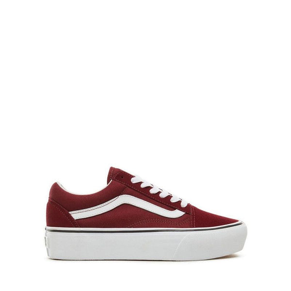 Baskets Vans Old Skool Platform - Bordeaux - Unisex - Vans1 - The Bradery