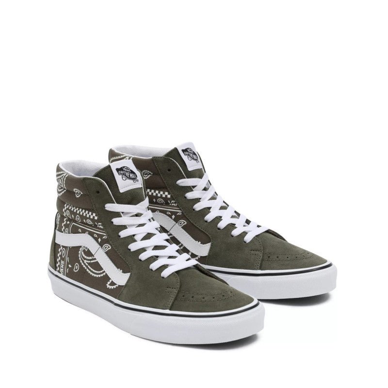 Baskets Vans Peace Paisley Sk8-Hi - Vert - Mixte - Vans1 - The Bradery