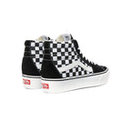 Baskets Vans Sk8-Hi Plateform 2 Checkerboard - Noir - Unisex - Vans - Vans1 - The Bradery