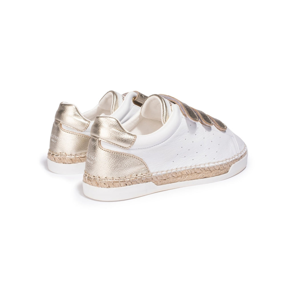 Baskets Wonder - Blanc/Or - Femme - Canal Saint Martin* - The Bradery