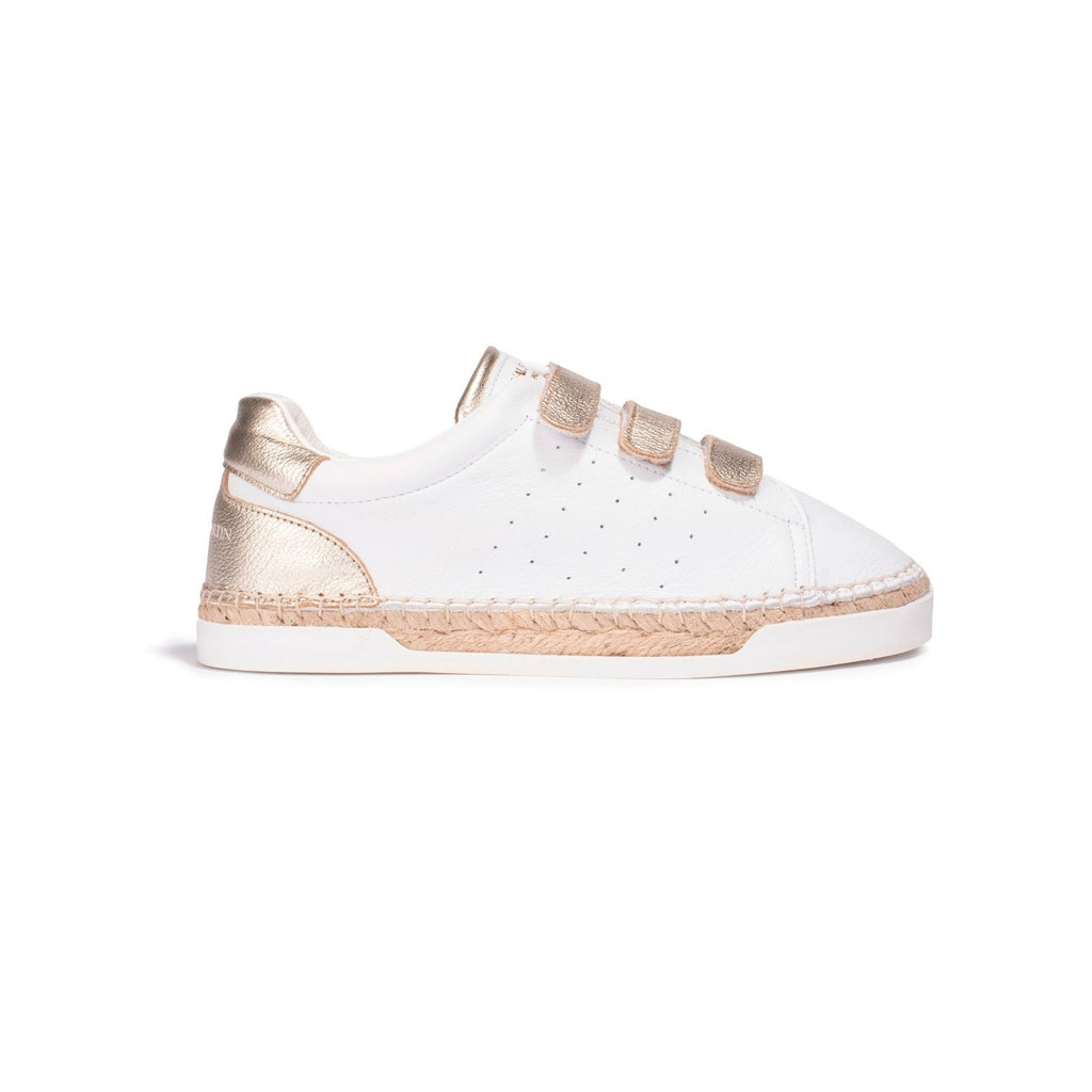 Baskets Wonder - Blanc/Or - Femme - Canal Saint Martin* - The Bradery