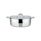 Faitout 32cm Avec Couvercle - Acier Inoxydable - Inox