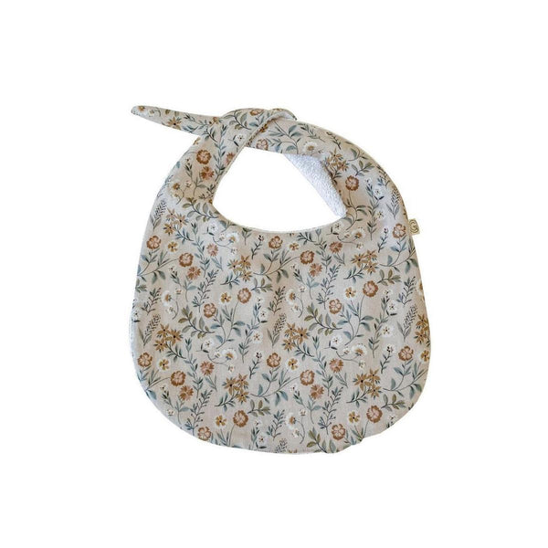 Bavoir En Lin Et Coton - Iris Poudre Kids Gabrielle Paris