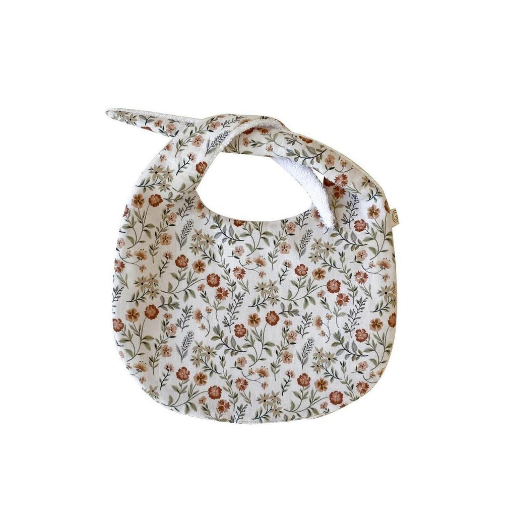 Bavoir En Lin Et Coton - Iris Sable Kids Gabrielle Paris