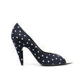 Escarpins Saint Laurent Lola Polka Dot-Print - Blue - Femme