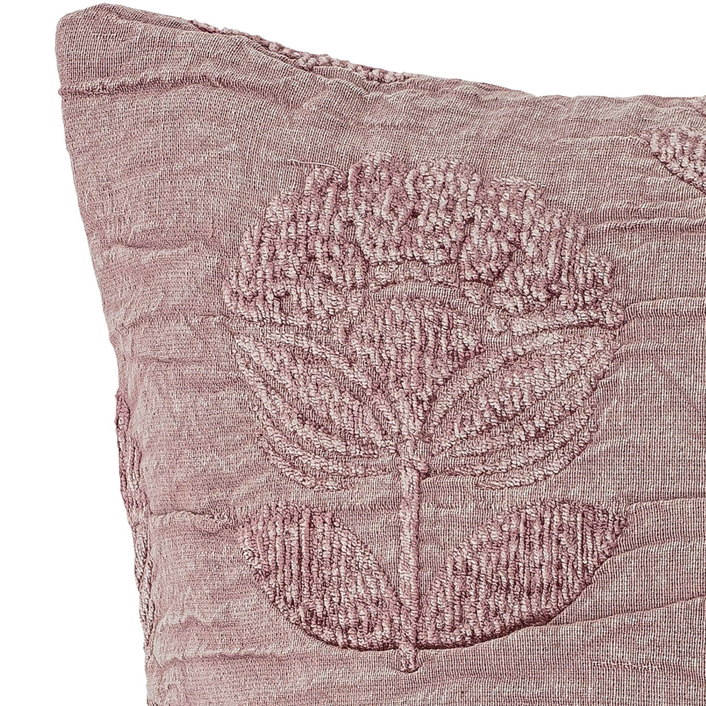 Sofia - Coussin - Violet - Coton