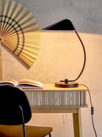 Nisella - Lampe À Poser - Noir - Métal