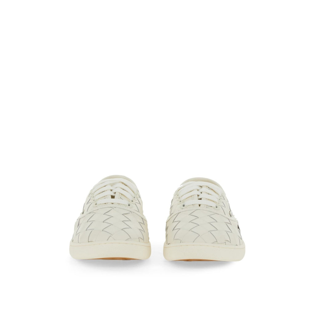Baskets Bottega Veneta Intrecciato Leather - White - Homme
