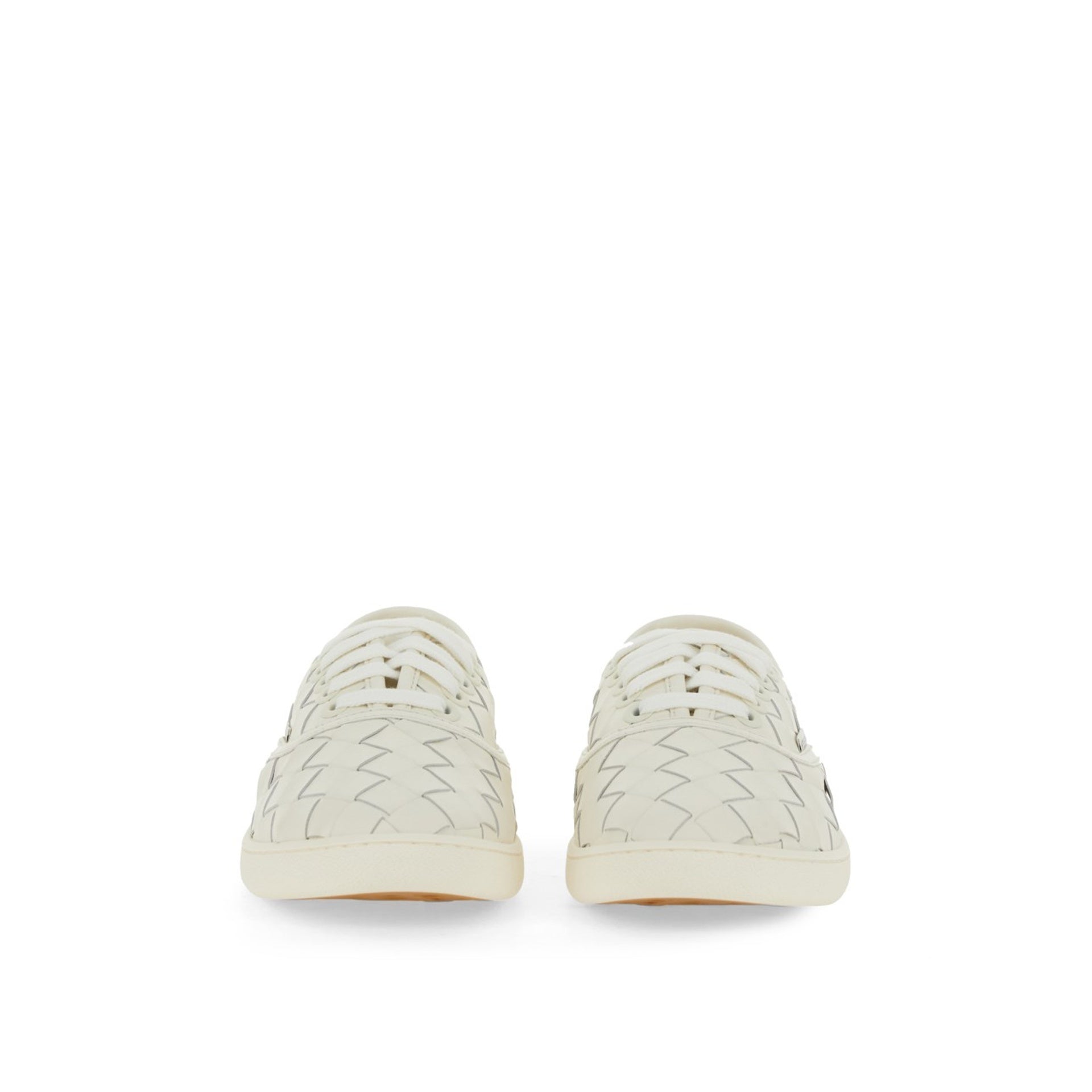 Sneakers - Bottega Veneta Intrecciato Leather - White