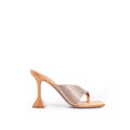 Mules - Amina Muaddi Shiona Slipper Crystals 95 - Orange
