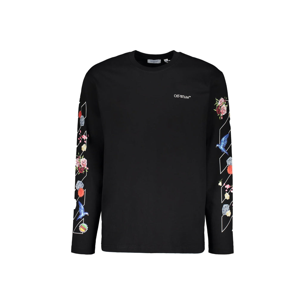 Off - White Logo Longsleeve T-shirt - MEN CLOTHING - OFF - WHITE - T.Luxy