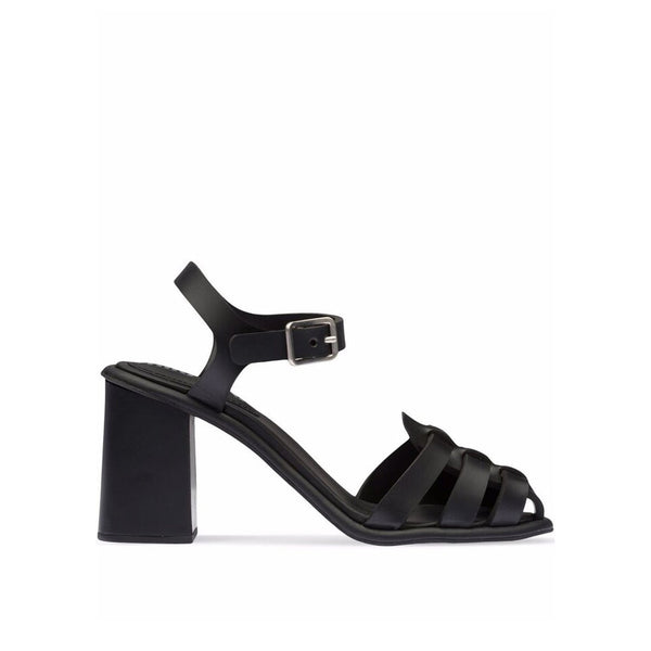 Miu Miu Caged-Toe Sandals - Black - Femme