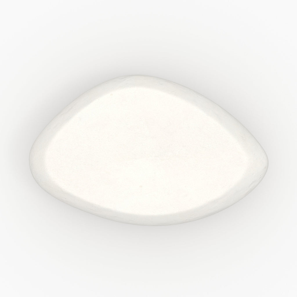 beton blanc table basse ovale maui 105cm