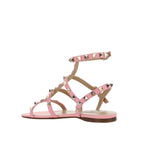 Sandales Valentino Garavani Rockstud Leather - Pink - Femme