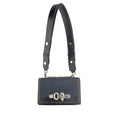 Alexander Mcqueen Jeweled Denim Bag - Blue - Femme