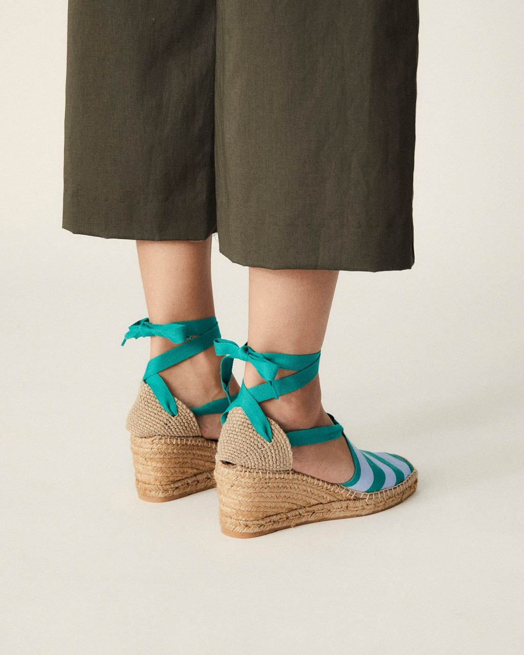 Bottines Anni Rayas Verdes