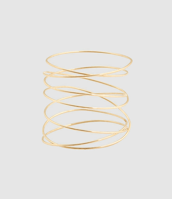 Lsonge - Bague Sublime Spirale Or - Femme