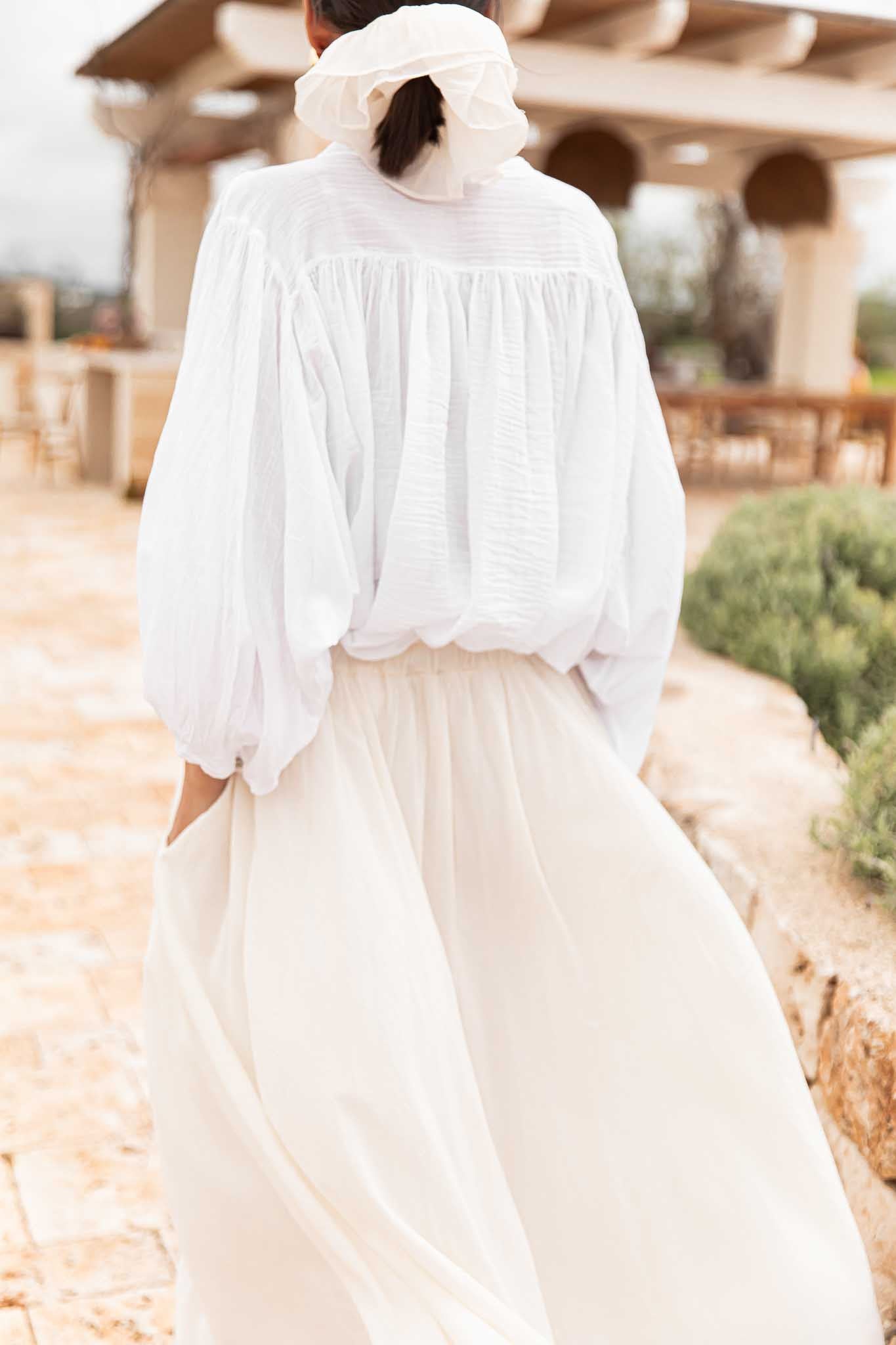 BIANCA Blanche - Chemise Oversize