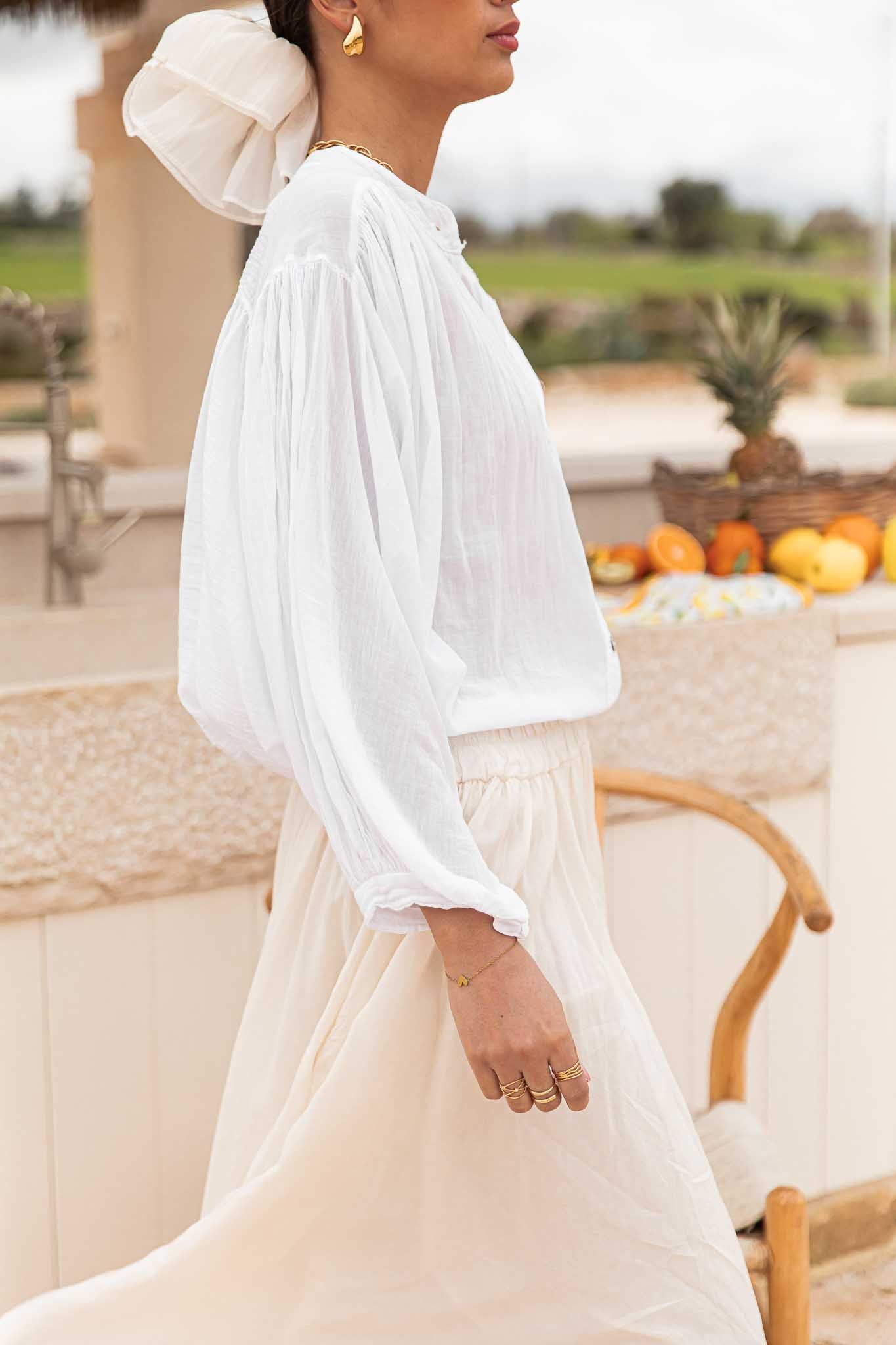 BIANCA Blanche - Chemise Oversize